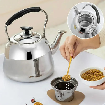 Stainless Steel Whistling Tea Kettle