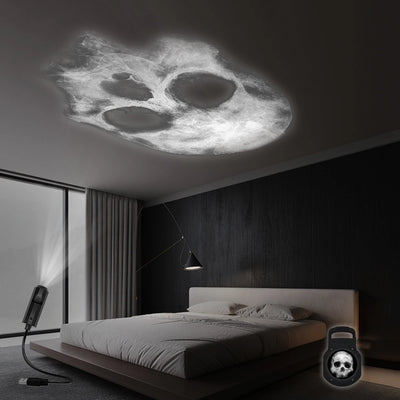 Skull Projection Night Light with USB Power