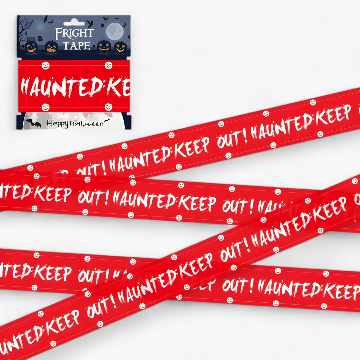 Bandeau Warning Skull Halloween - Spooky Party Decoration
