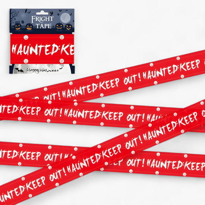 Bandeau Warning Skull Halloween - Spooky Party Decoration