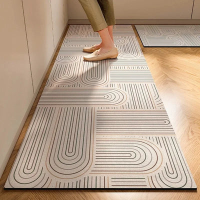 Minimalist Non-Slip Kitchen Floor Mat – Easy Clean