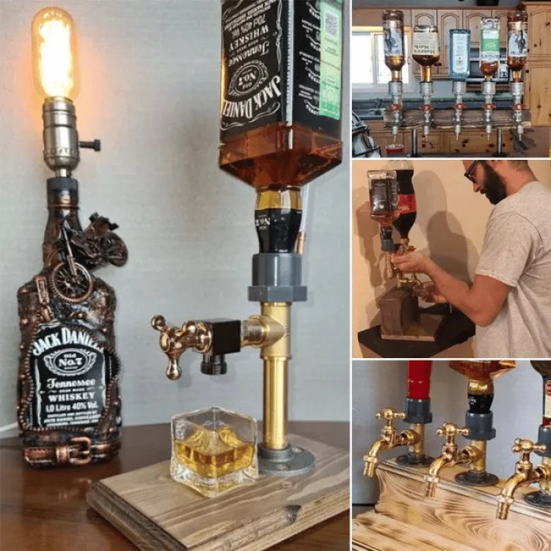 Wooden Beverage Dispenser – 5L Drink Server with Tap