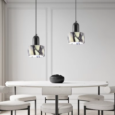 Black Marble Pendant Light for Modern Interiors