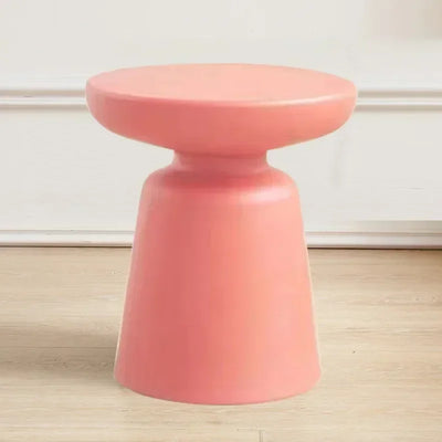 Small Round Low Side Table for Modern Living Spaces