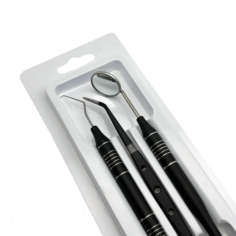 Stainless Steel Teeth Cleaning Kit with Dental Tools