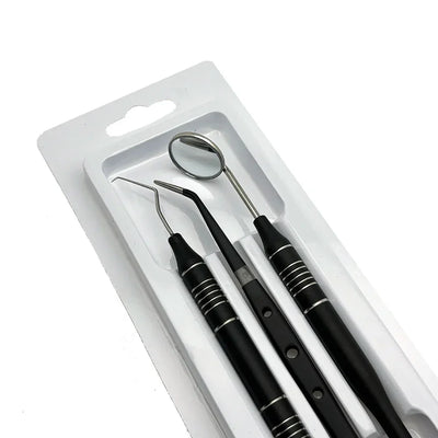 Stainless Steel Teeth Cleaning Kit with Dental Tools