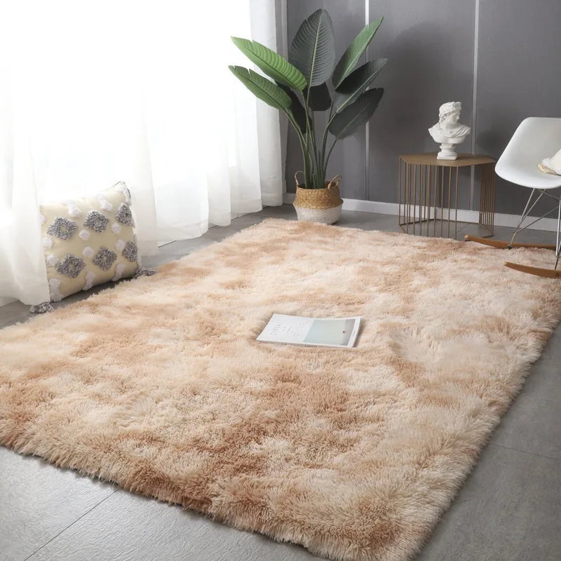 Fluffy Ultra Soft Non-Slip Rug with Memory Foam Cushion