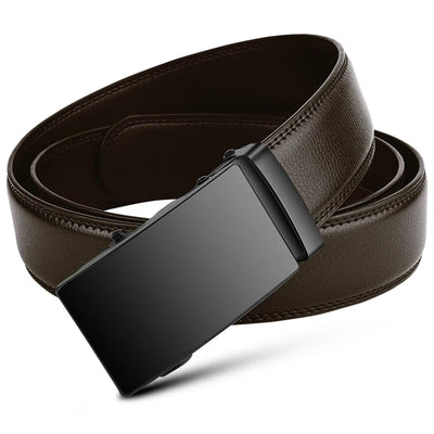 Men’s PU Leather Belt – Automatic Buckle, Premium Luxury