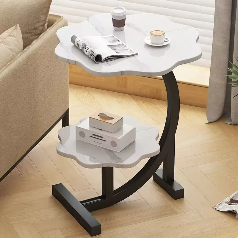 Caliora - Luxe Two-Tier Portable Mini Side Table