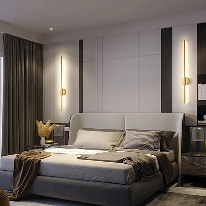 LuxeSofa – Modern Wall Lamp in Black and Gold for Stylish Living