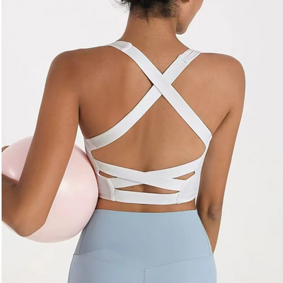 Women’s Seamless Push-Up Sports Bra for Yoga and Running