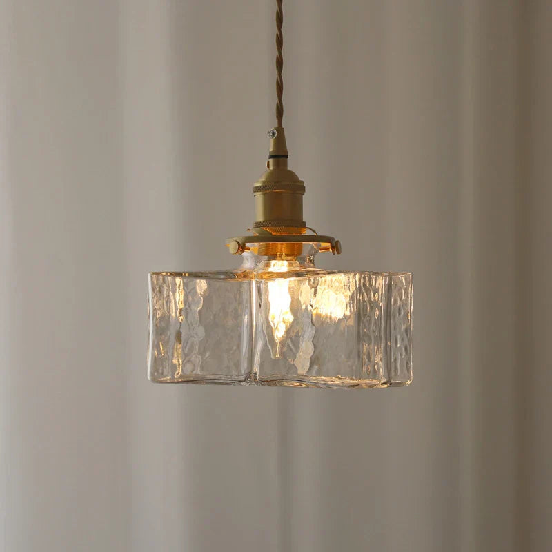 Fatima Modern Glass Pendant Light – Retro Style