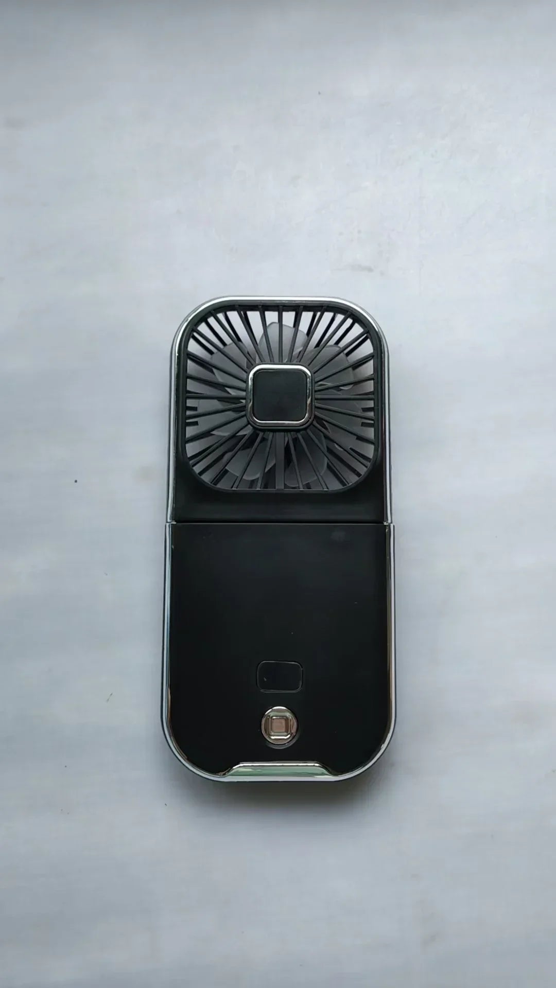 Mini USB Rechargeable Fan with LED Display and 3 Wind Modes