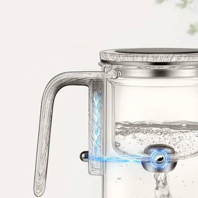 Glass Teapot with Infuser & Wooden Handle – ZenSteep