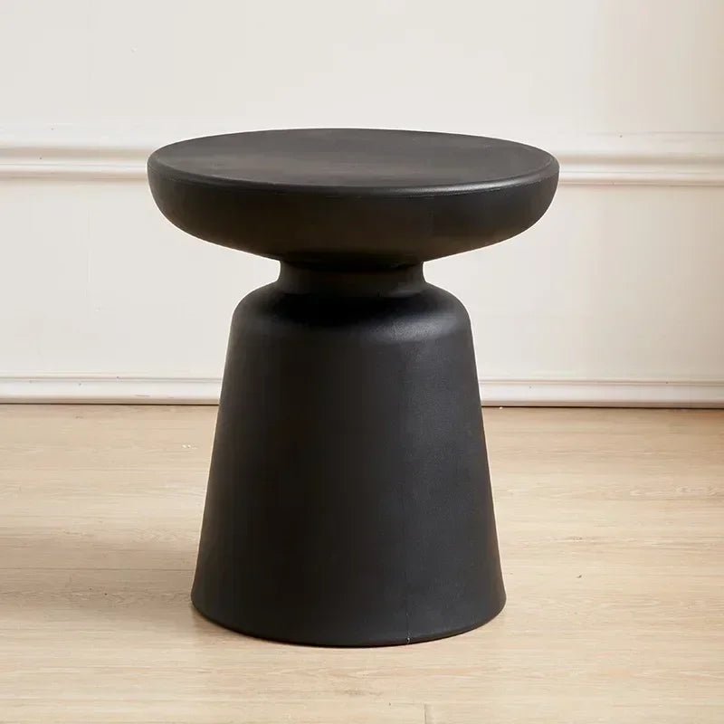 Small Round Low Side Table for Modern Living Spaces