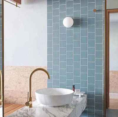 Modern White Milk Glass Circular Wall Light