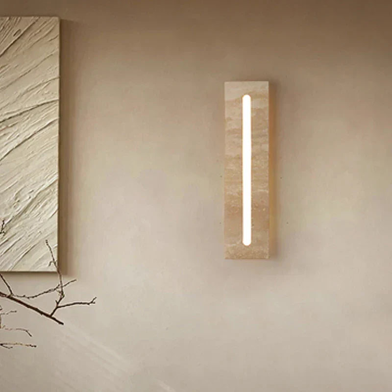 ZenLume – Wabi Sabi Wall Lamp with Marble Accents