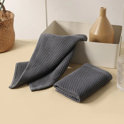 HoneyNest 6-Pack Cotton Honeycomb Hand Towels Set
