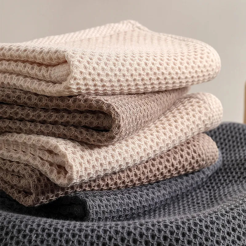 HoneyNest 6-Pack Cotton Honeycomb Hand Towels Set