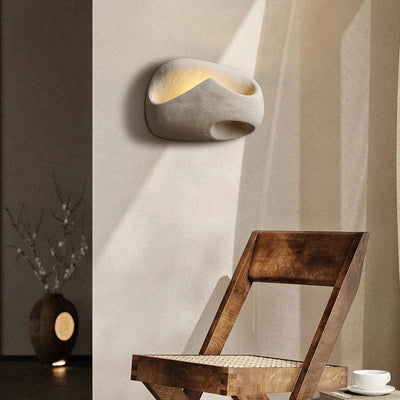 Wabi-Sabi Cement LED Wall Light