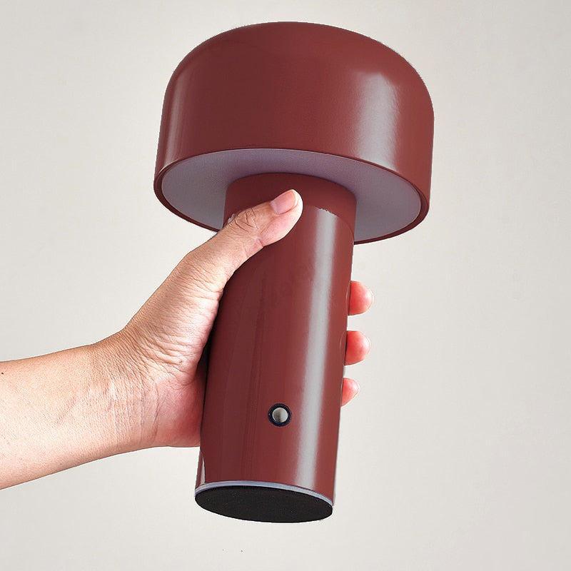 Italian Mushroom Dimmable Cordless LED Table Lamp