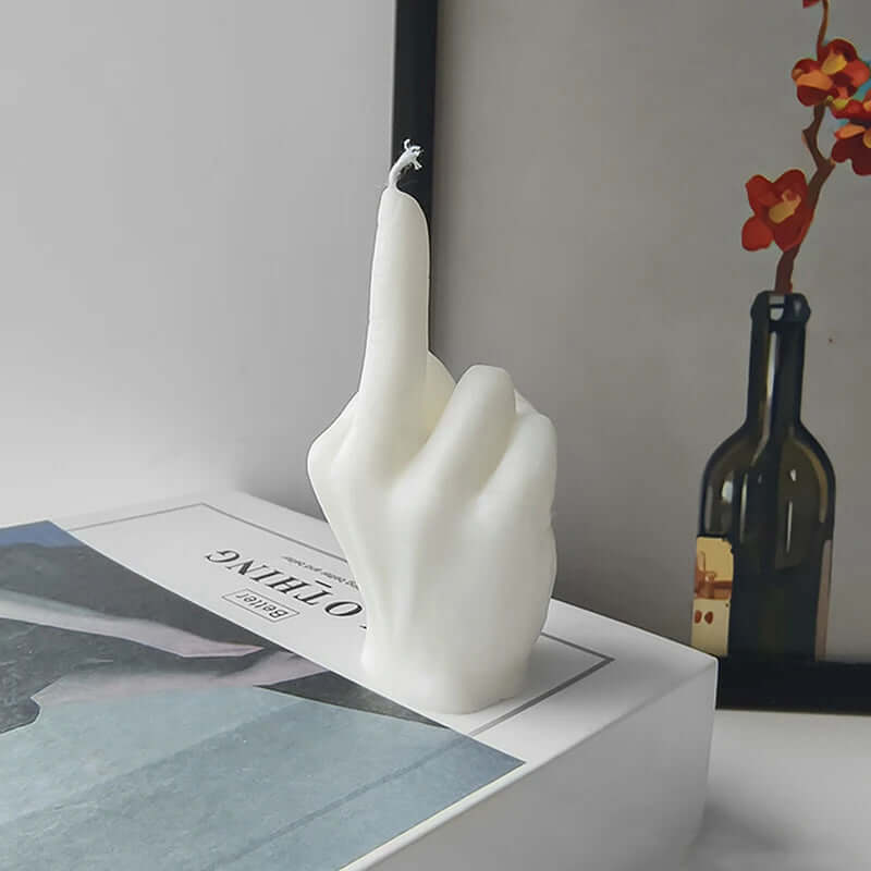 Hand Gesture Candle – Scented Soy Wax Decoration
