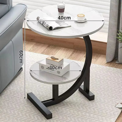 Caliora - Luxe Two-Tier Portable Mini Side Table
