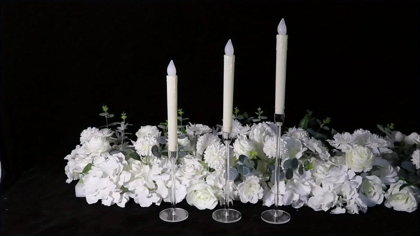 LumenAcry Acrylic Candle Holder Set (3-piece)