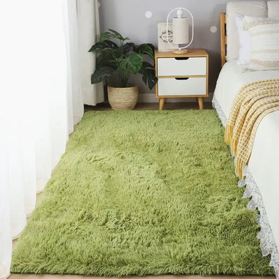 Fluffy Ultra Soft Non-Slip Rug with Memory Foam Cushion
