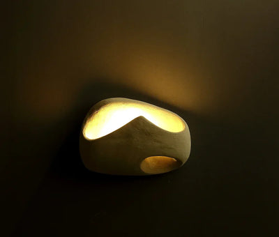 Wabi-Sabi Cement LED Wall Light