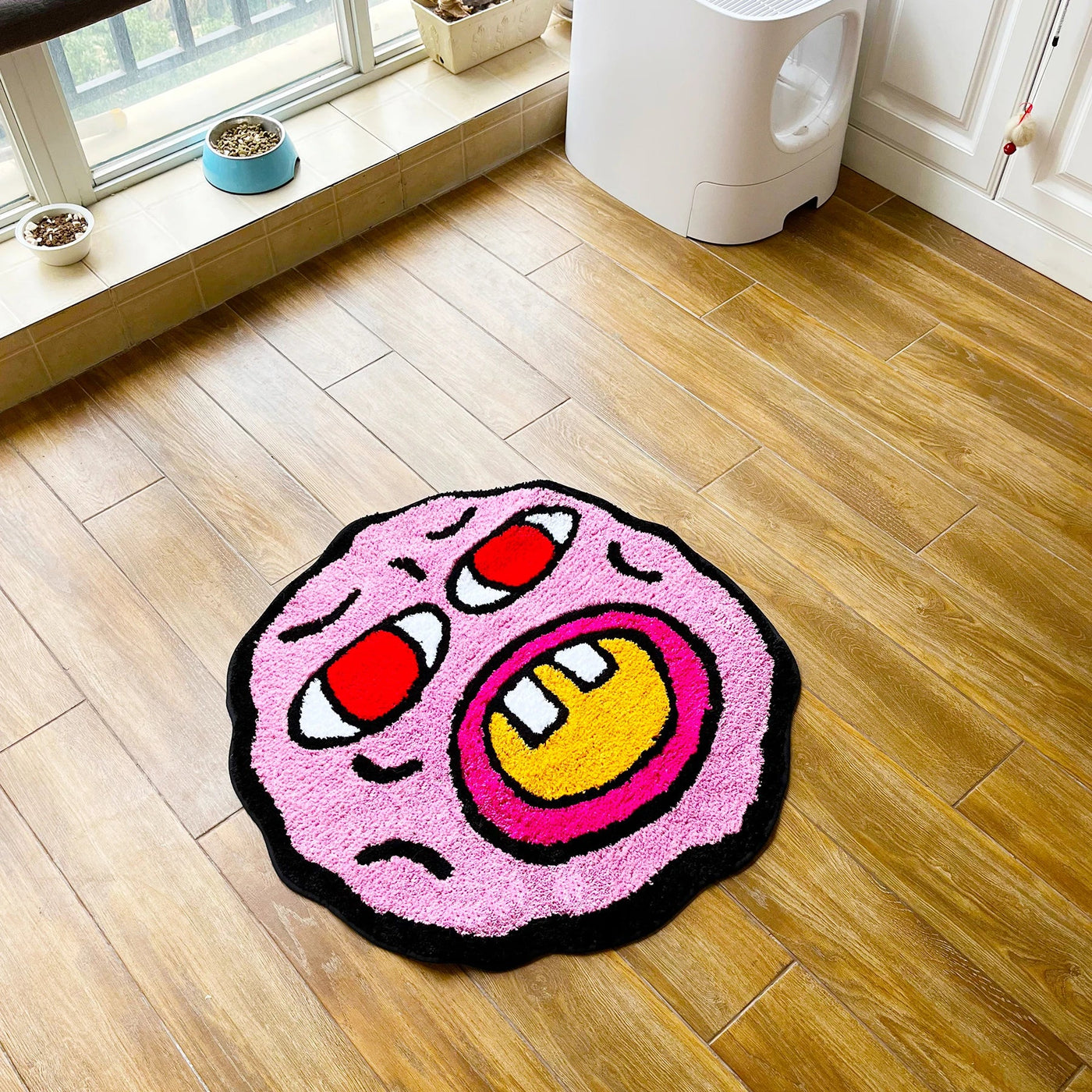 Soft Plush Carpet with Fun Playful Design