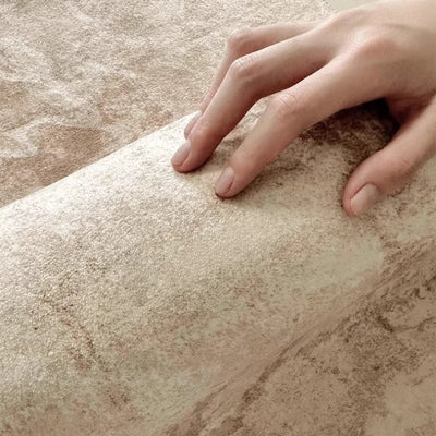 Irregular Plush Washable Rug for Bedroom and Living Room