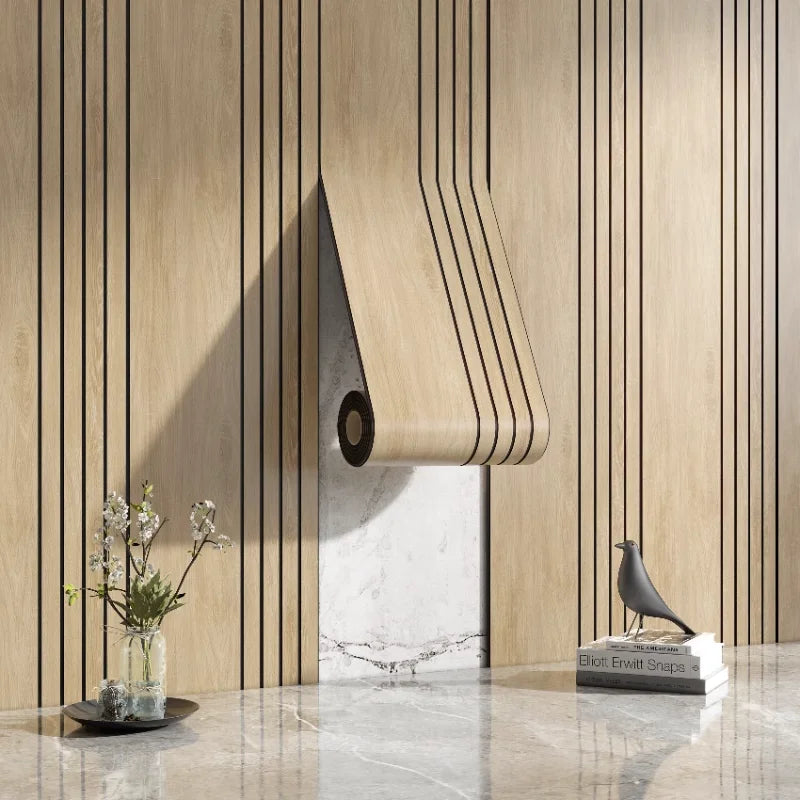 Self-Adhesive 3D Wood Pattern Wall Panels