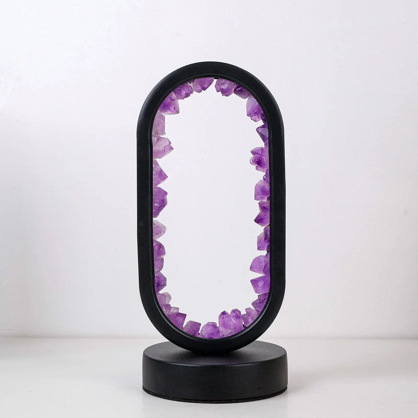 Natural Amethyst Crystal Lamp for Relaxation