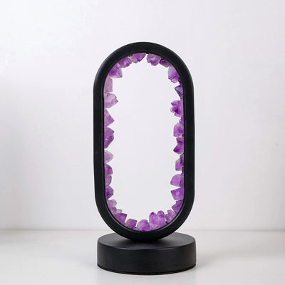 Natural Amethyst Crystal Lamp for Relaxation