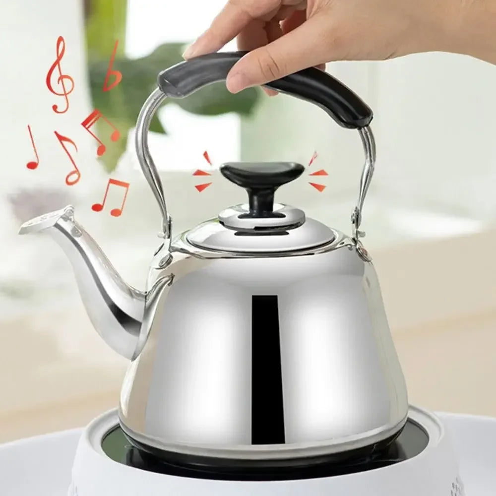 Stainless Steel Whistling Tea Kettle