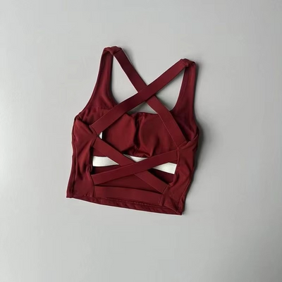 Women’s Seamless Push-Up Sports Bra for Yoga and Running