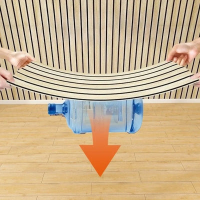 Flexible Self-Adhesive 3D Wood Look Wall Panels Roll