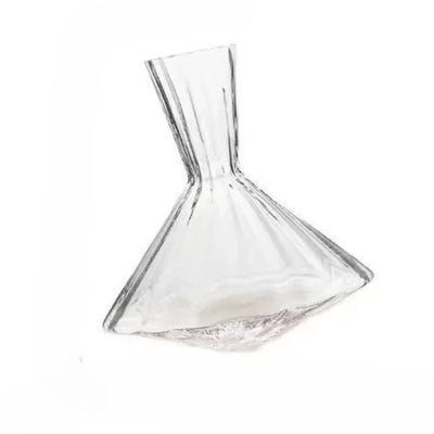 Crystal Glass Rotating Wine Decanter 1L