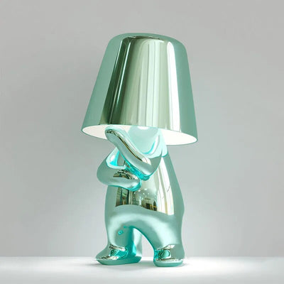 Goldie Resin Thinker LED Table Lamp