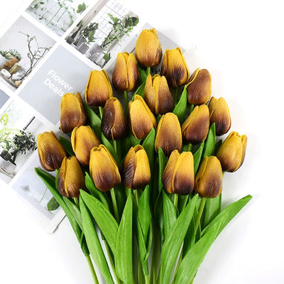 Artificial Tulip Bouquet with Realistic Lifelike Flowers