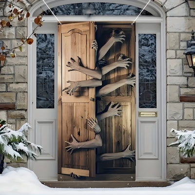 Halloween Overlay | Spooky Door Overlay
