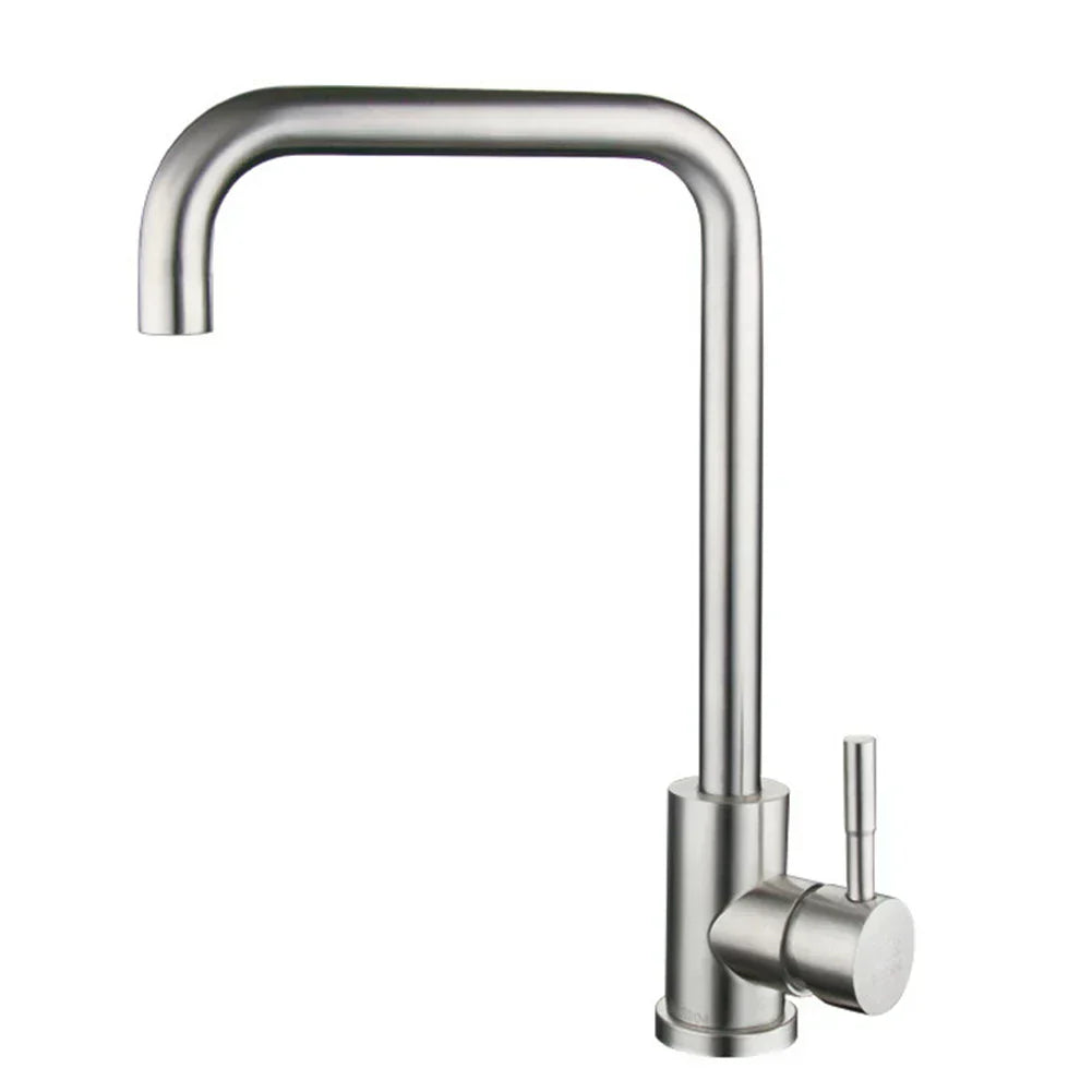 Stainless Steel Kitchen Faucet with Pull-Out Spout