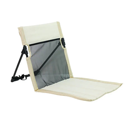 Portable Folding Floor Chair with Backrest Support