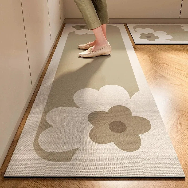 Minimalist Non-Slip Kitchen Floor Mat – Easy Clean