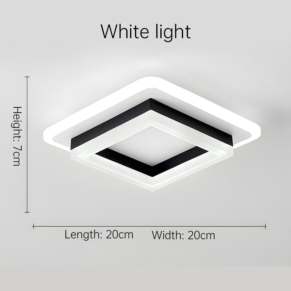 Square LED Ceiling Light for Modern Interiors