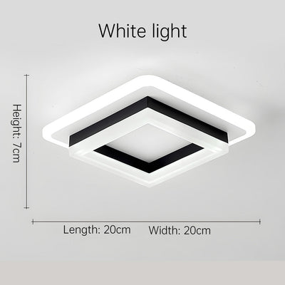 Square LED Ceiling Light for Modern Interiors