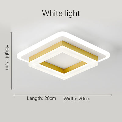 Square LED Ceiling Light for Modern Interiors