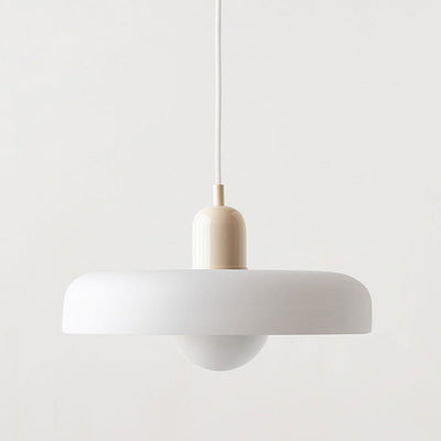 Bauhaus Colored Glass Pendant Light