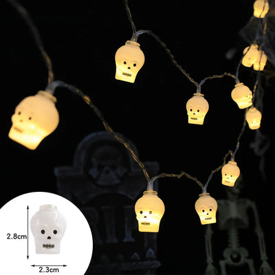 Halloween LED Pumpkin & Skull String Lights